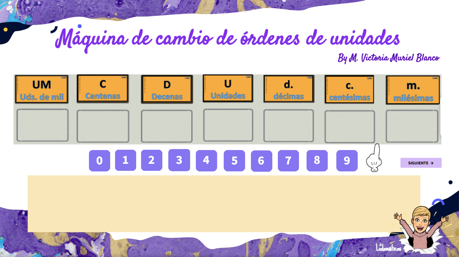 Maquina cambio de unidades